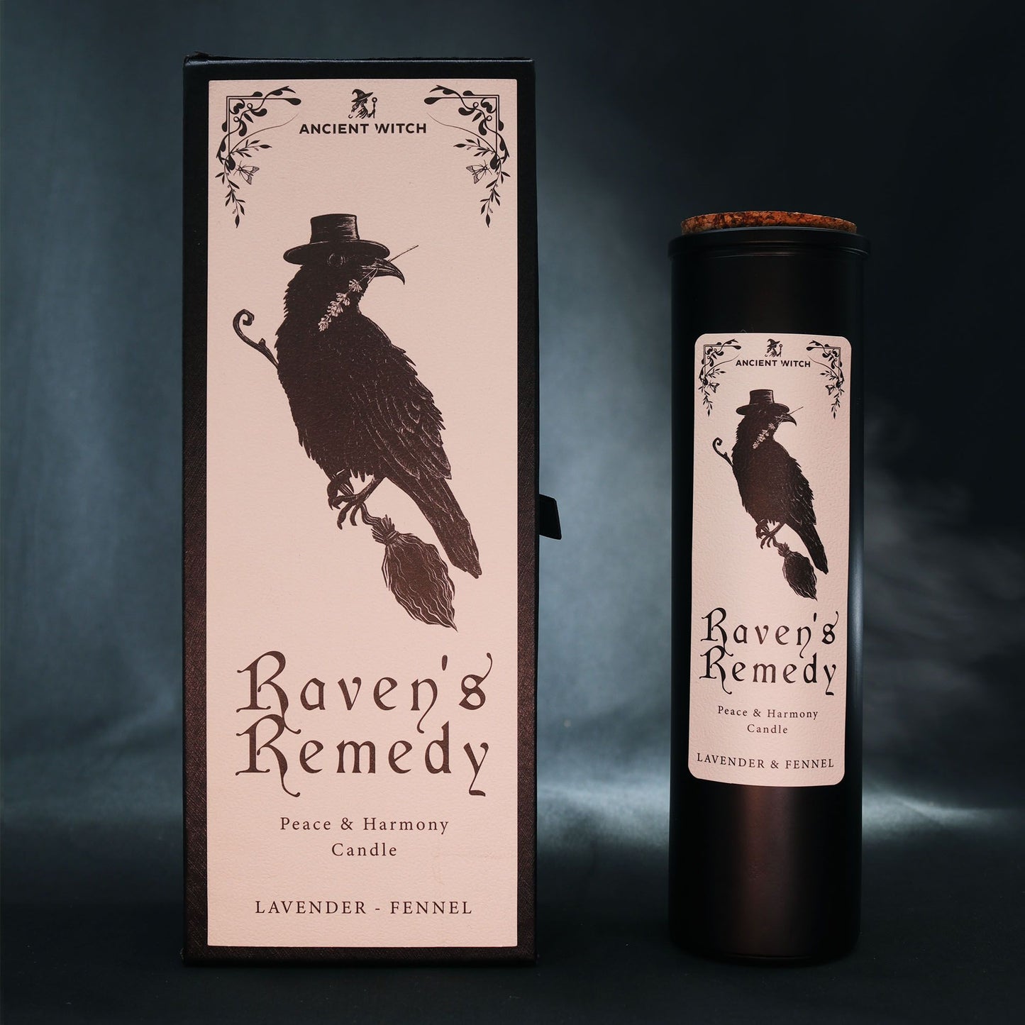 Ancient Witch Ritual Candles Ravens' Remedy for Healing, Inner Peace, Emotional Clarity