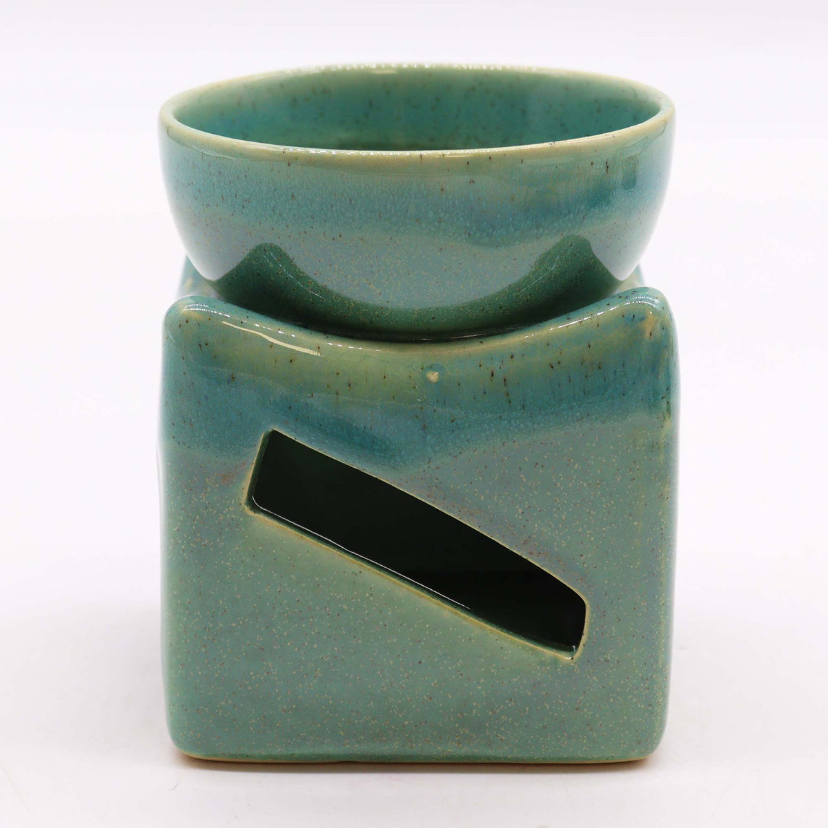 Jade Green Lucky Coin Large Oil Burner