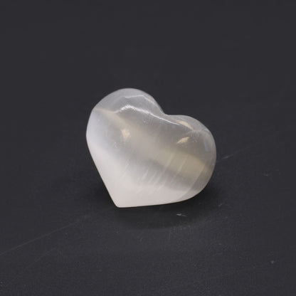 Selenite Heart - 4 cm