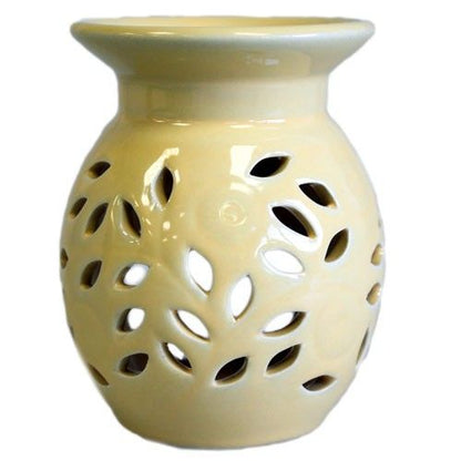 Yellow Floral Oil Burner