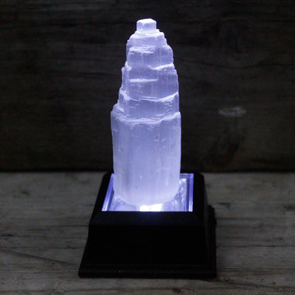 Natural Healing Selenite Tower - 10 cm