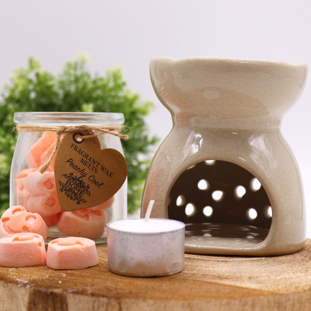 Cream Tree of Life Oil Burner
