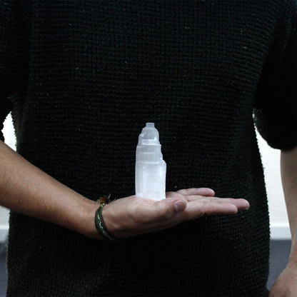 Natural Healing Selenite Tower - 10 cm