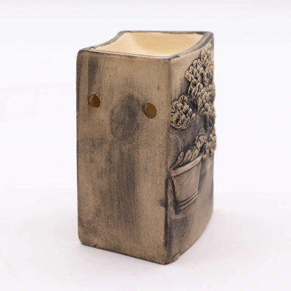 Hand Painted Bonsai Burner Slate Colour