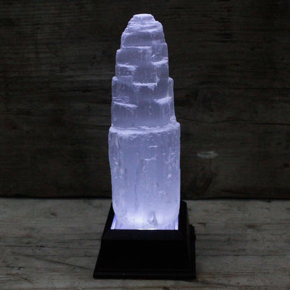Natural Healing Selenite Tower - 15 cm
