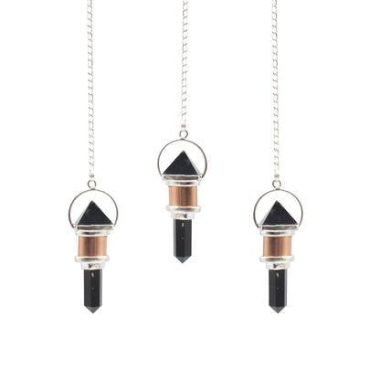 Obsidian Copper Pendulum The Night Watcher