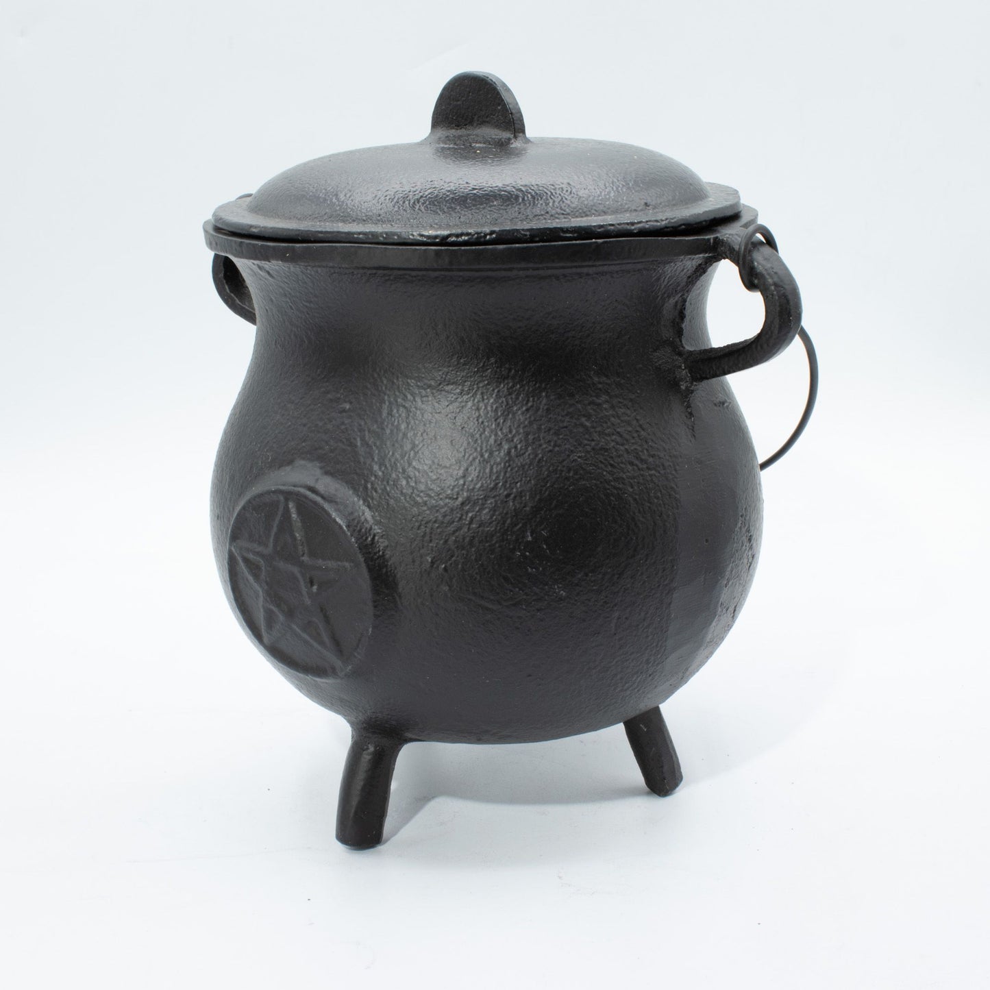 Big Cast Iron Cauldron with Pentagon 23x18cm