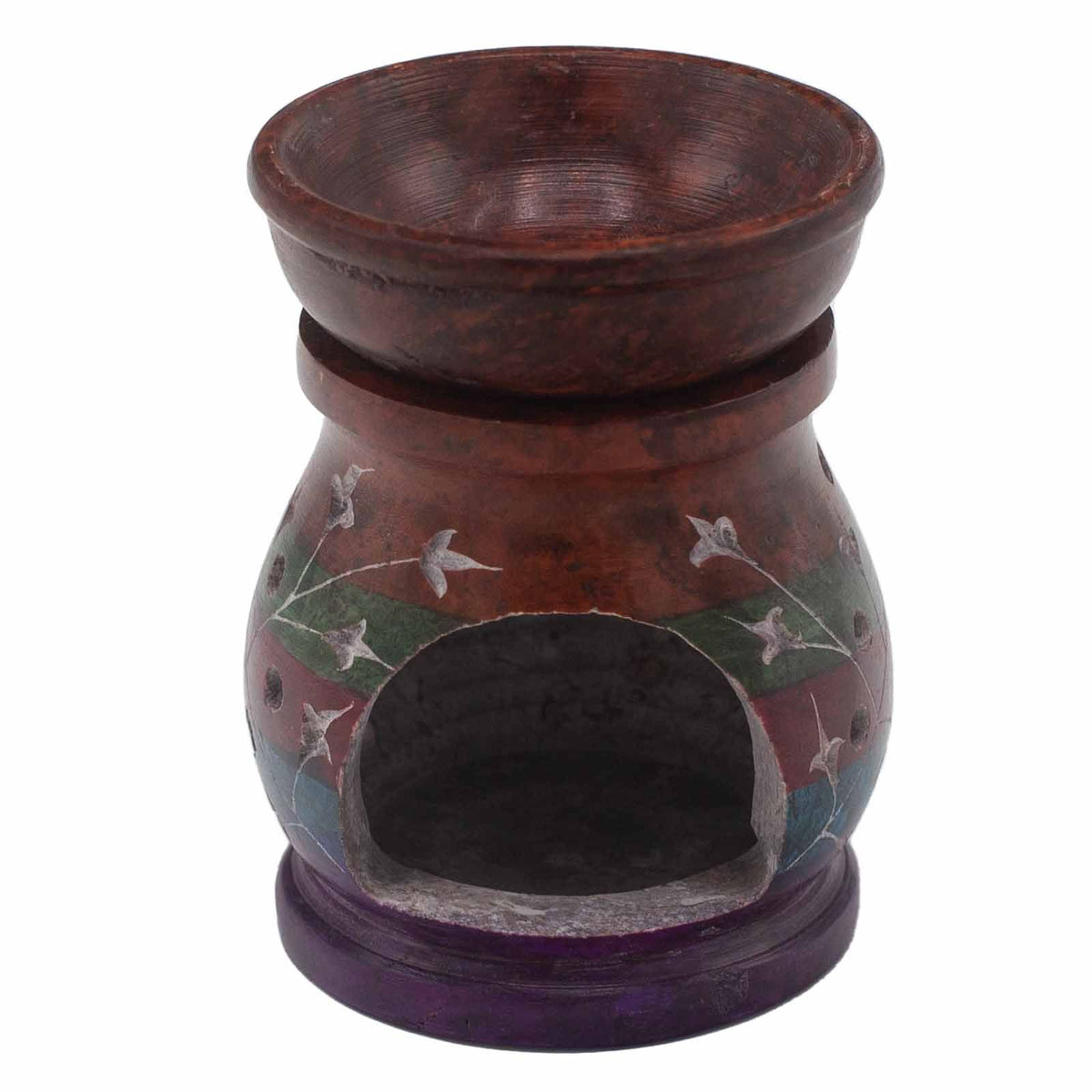 Hamsa Hand Soapstone Oil Burner