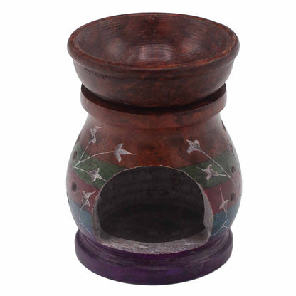 Hamsa Hand Soapstone Oil Burner