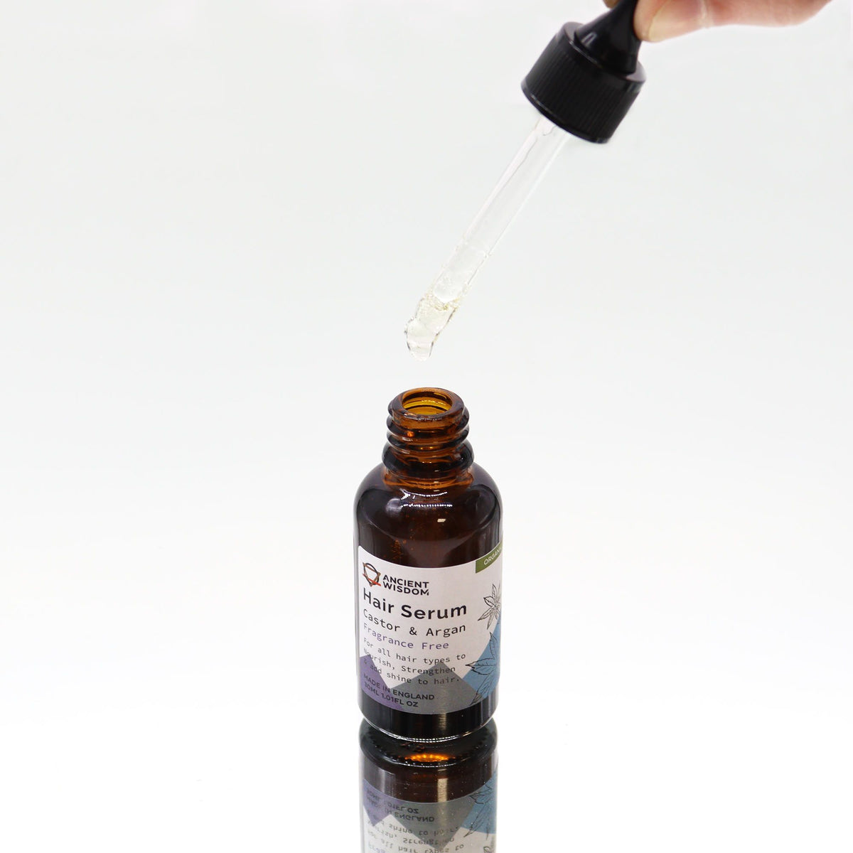 Unfragranced Organic Hair Serum 30ml