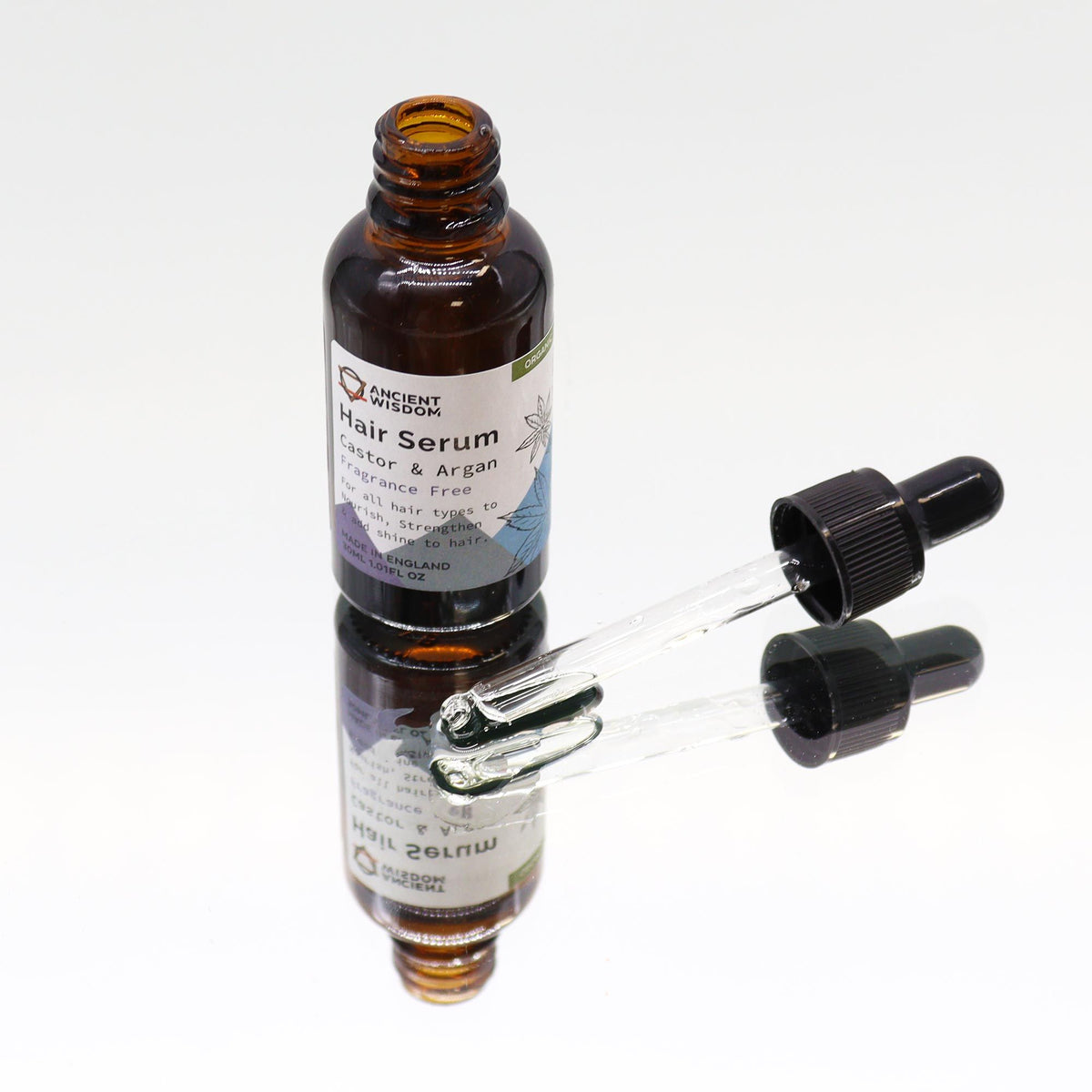 Unfragranced Organic Hair Serum 30ml