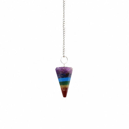 7 Slice Chakra Style Pendulum