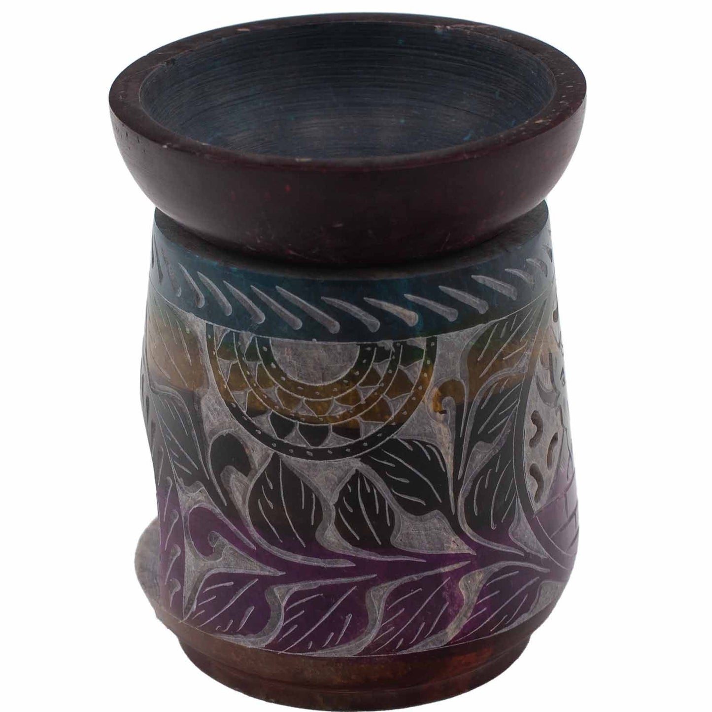 Large Soapstone Elephant Oil Burner