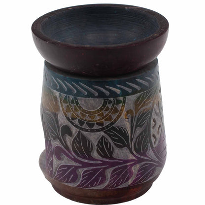 Large Soapstone Elephant Oil Burner
