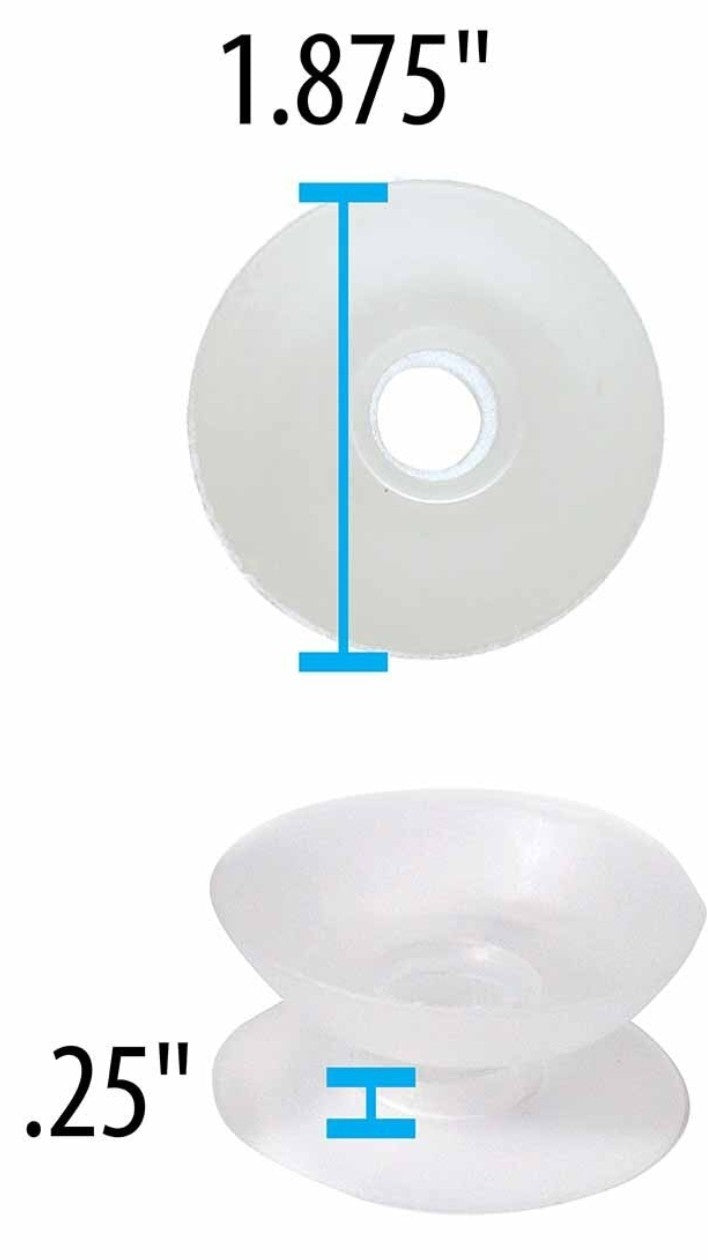 Small 48mm Kumihimo Silicone Bobbins Pack of 2