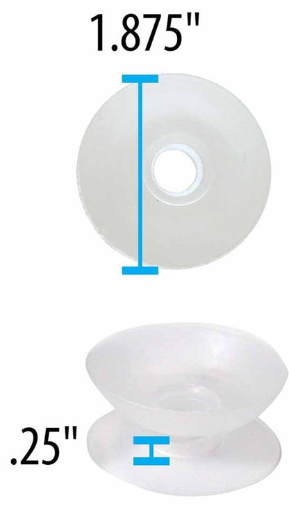 Small 48mm Kumihimo Silicone Bobbins Pack of 2