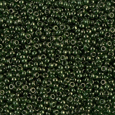 Olive Green Gold Luster Miyuki 11/0 Seed Beads 20 grams 11-9306