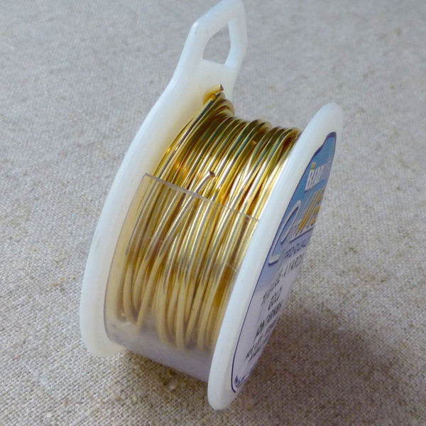 18 Gauge Gold Plated Craft Wire by Beadsmith Pro Quality Non Tarnish