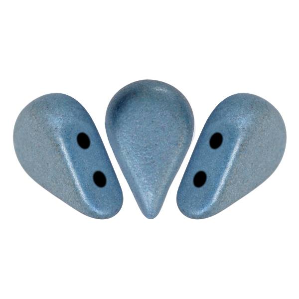 Metallic Mat Blue Amos® par Puca® Beads 10 grams