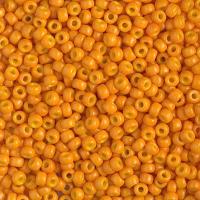 Opaque Dyed Orange Duracoat Miyuki 8/0 Round Japanese Seed Beads 8-94454