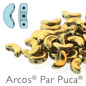 Full Dorado Arcos® par Puca® Beads Pack of 40