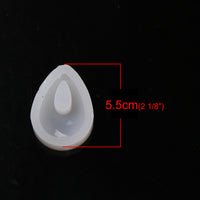 Silicone Mould Drop Pendant 44mm Pack of 2
