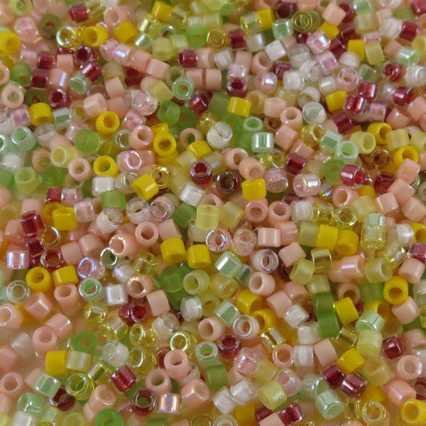 Pink Lemonade Mix Miyuki 10/0 Delica Beads 10 grams DBM-MIX09