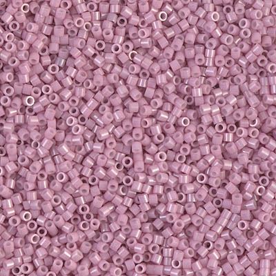 Opaque Old Rose Miyuki 15/0 Delica Seed Beads 7 gm DBS0210