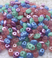Baby Mix Superduo Beads by Matubo Czech Glass 20 grams DU05MIX164
