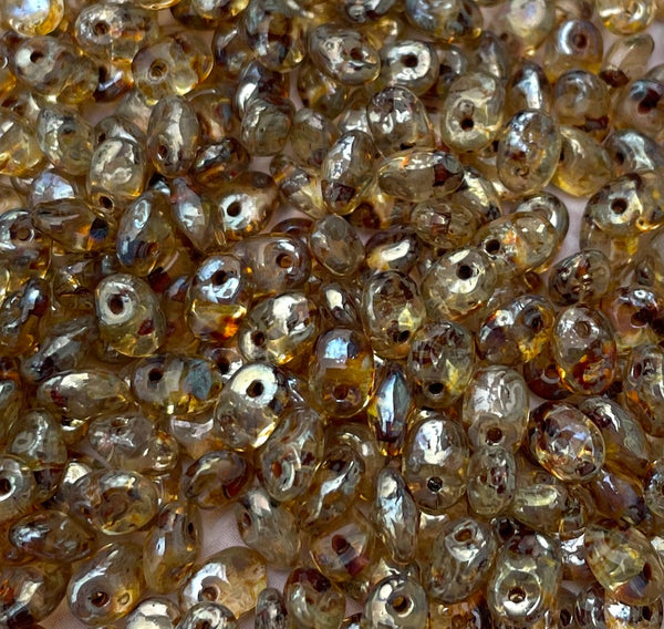 Crystal Picasso Superuno Beads Czech Glass 22 grams UN0500030-43400-TB