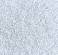 White Pearl Miyuki 10/0 Delica Beads 10 grams