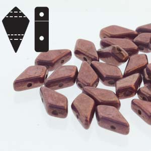 Chalk Purple Vega Kite Beads 2 Hole Glass Beads 10 grams