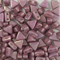 Opaque Mix Violet Gold Luster Kheops par Puca® Glass Beads 9 grams