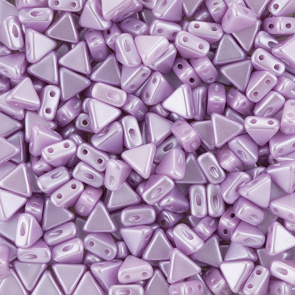 Pastel Light Lilac/Rose Kheops par Puca® Beads 9 grams