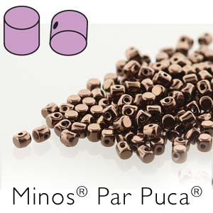 5 grams Minos par Puca® Dark Bronze Beads