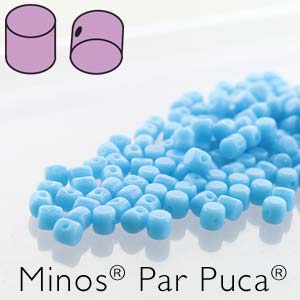 5 grams Minos par Puca® Opaque Turquoise Beads