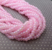 Pink Ceylon AB 6/0 Czech Glass Seed Beads 20 grams sb6-57573