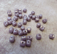 5 grams Minos par Puca® Ceramic Look Opaque Mix Violet Gold Beads