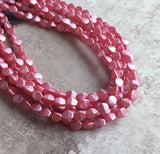 Pastel Light Coral 5mm Pinch Beads Pack of 50 Beads