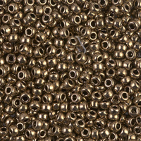 Dark Bronze Miyuki 8/0 Round Japanese Seed Beads 20 grams 8-9457