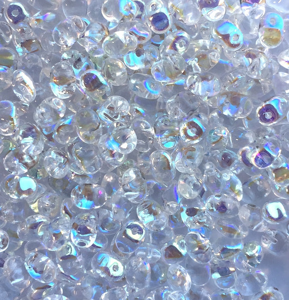 Crystal AB Superuno Beads Czech Glass 22 grams
