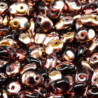 Amy Capri Gold Superuno Beads Czech Glass 22 grams