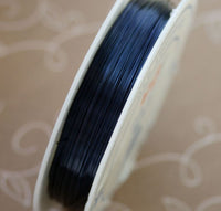 Dark Blue Brass Craft Wire 0.3mm