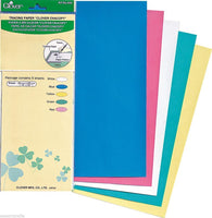 Clover Premium Chacopy Tracing Paper 5 colours sheets