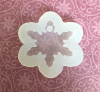 28mm Snowflake Christmas Silicone Mould Pack of 2